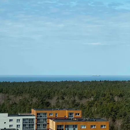Bird's Eye With Sea View 18th Floor Apartman Klaipėda